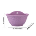 thumbnail image 3 of chaungfeng Decorative Hanging Plant Pot for Outdoor, Purple, 3 of 6