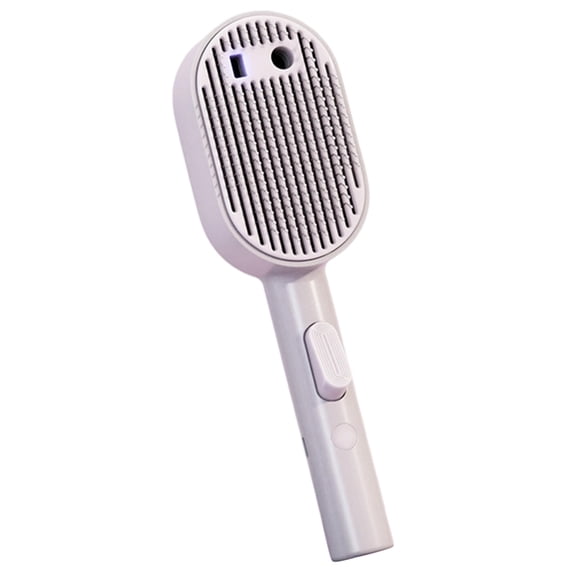 Blue Light Ion Pet Hair Brush Gentle Detangling Undercoat Removal Self Cleaning Dog Cat Grooming Tool For All Hair Types