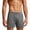 Dark Gray, variant on Men Combed Long Staple Cotton Boxer Shorts Loose Solid Lounge Boxers Breathable Antibacterial Crotch Sleep Underwear for Daily Home Wear