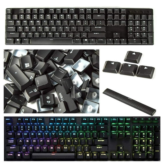 FurNest Replacement keycaps For CORSAIR K70 RGB Rapidfire Mechanical Keyboard