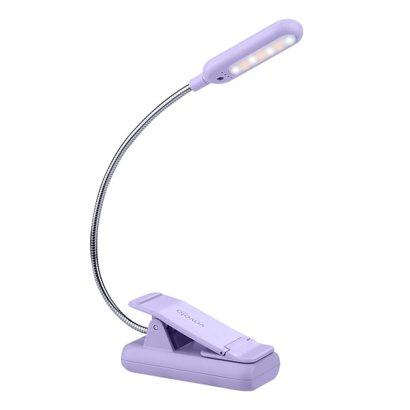 Libro recargable Reading Light VAVOFO para cama infantil, color morado