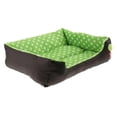 thumbnail image 1 of Caseta para perros resistente y lavable, cálida y acolchada, para perros y gatos Verde, 1 of 8