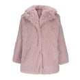 thumbnail image 5 of Gpaecead Women's Long Sleeve Faux Fur Long Coat, Fleece Teddy Jacket, Winter Oversized Outwear Pink, 5 of 5