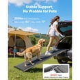 thumbnail image 2 of KFFKFF Dog Ramp for Cars, 63" L x 17" W, Folding Pet Ramps for Medium & Large Dogs up to 250lbs, Pet Stair Ramp, 2 of 9