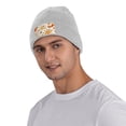 thumbnail image 5 of Junzan Flower Fox Mens Winter Hats Thick Knit Cuff Beanie Cap Beanie Hat, 5 of 8