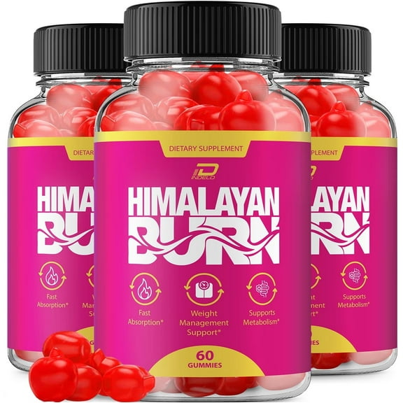 Himalayan Burn Keto ACV Gummies Supplement – HimalayanBurn ACV Gummy Apple Cider Vinegar 1000MG, 3 Pack, 180 Gummies