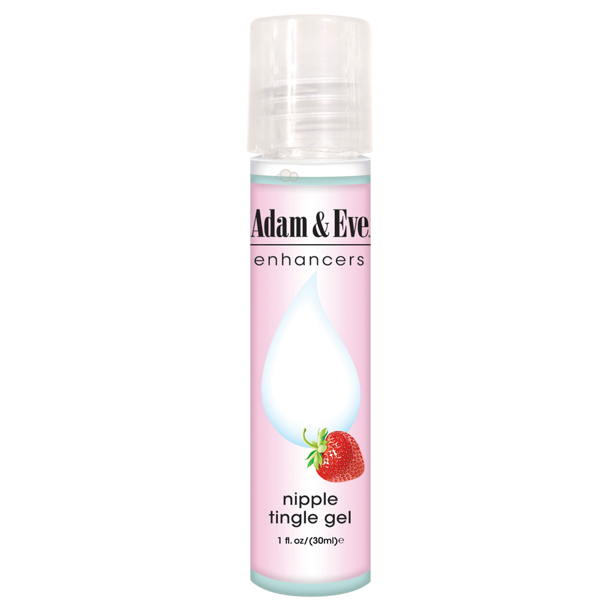 Adam & Eve Strawberry Nipple Tingle Gel 1 oz
