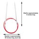 thumbnail image 3 of Agujas de tejer circulares ChiaoGoo Red Lace 102cm US 0, 3 of 7