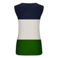 thumbnail image 6 of Wlynlyn Tank Tops for Women Summer V Neck Wide Strap Camisole Casual Sleeveless Loose Color Block Blouses, 6 of 6
