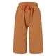 thumbnail image 3 of WILLBEST Pantalones Casuales para Mujer, Cómodos, a La Moda, Lisos, con Bolsillos Grandes, Elásticos, Capri para Uso Diario Mediana, 3 of 5