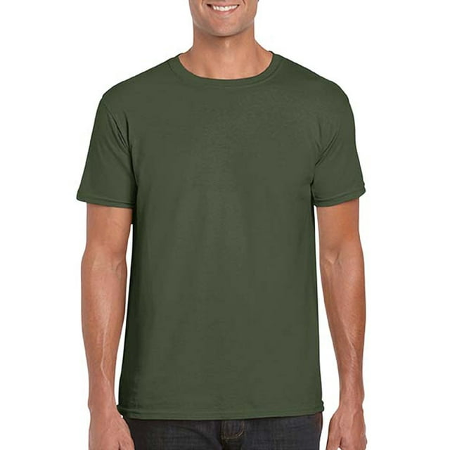 Gildan T-Shirt Softstyle pour Hommes, TG, Olive