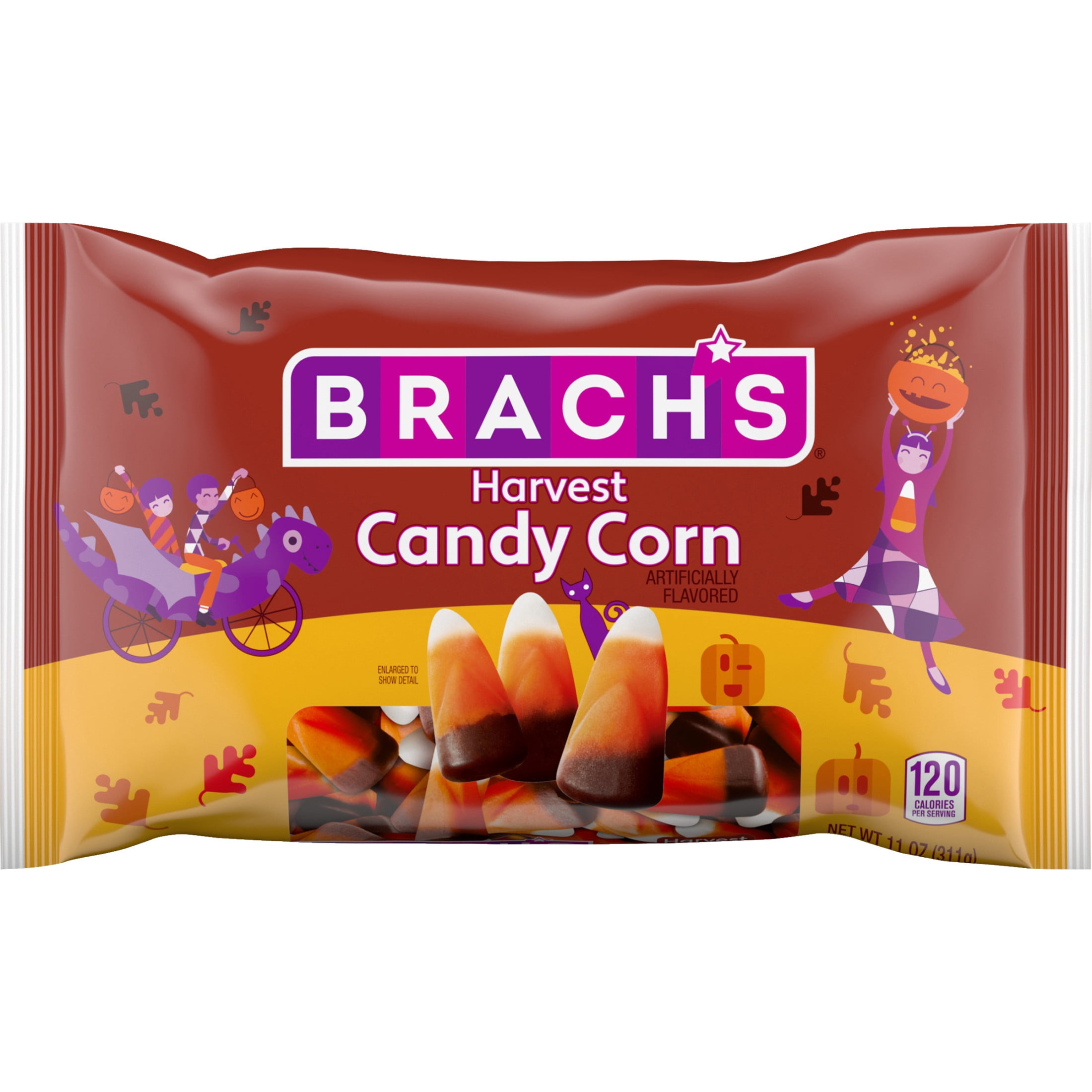 Brach's Harvest Candy Corn, Halloween Candy, Classic Fall Treats, 11 Ounce Bag