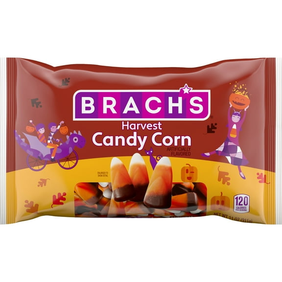 Brach's Harvest Candy Corn, Halloween Candy, Classic Fall Treats, 11 Ounce Bag