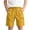 A Yellow, variant on Boys Cargo Shorts Lightweight Elastic Waist Quick Dry Casual Summer Hiking Outdoor Camping Shorts with Pockets,Sizes 3-15
