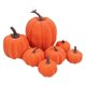 thumbnail image 2 of 7 piezas de calabazas artificiales para decoración del hogar de Halloween, modelo de fruta decorativa de Acción de Gracias, calabazas falsas para fest naranja, 2 of 8