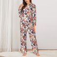 thumbnail image 2 of Sikiie Starfish Shell Women's Long-Sleeve Shirt and Full-Length Bottom Pajama Set (s-xxl)-XX-Large, 2 of 7