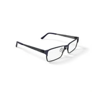 Phat Farm Men’s HV705 Square Prescription Eyeglasses with Case, Navy