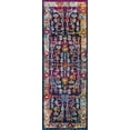 thumbnail image 6 of Hauteloom Istanbul Collection Bohemian, Boho Large Area Rug for Living Room Bedroom - Traditional Oriental Style - Vintage Distressed - Orange, Red, Blue, Colorful - 9' x 12', 6 of 14