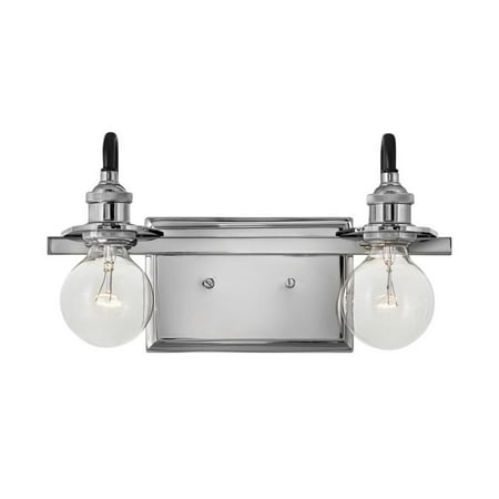 

Hinkley Lighting 5872 2 Light 14 Wide Bathroom Vanity Light - Nickel