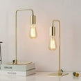 thumbnail image 2 of Set of 2 Industrial Desk Lamps Bedroom Nightstand Table Lamp Metal Edison Light, 2 of 7