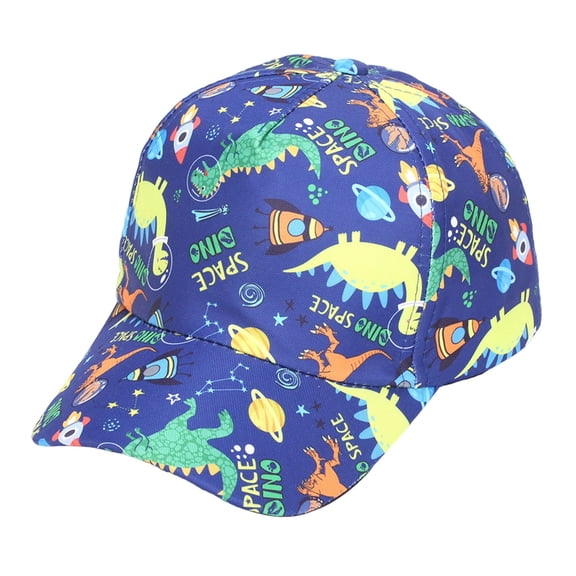 Karoyedx Baseball Caps for Boys Toddler Baseball Cap UV Protection Outdoor Adjustable Dinosaur Hat for Kids Boys Girls Yellow Size,2-6 Years