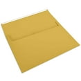 thumbnail image 2 of Darling Souvenir A2 Yellow-Beige High Quality Invitation Envelopes (4 3/8 x 5 3/4) Straight-Flap 80 LBS Self-Adhesive Perfect for Greeting Cards, RSVP, Photo, Birthday, Event -Pack & Colors Available, 2 of 4