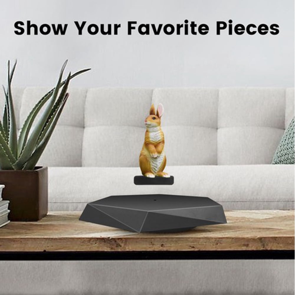 Levitating Flower Pot - Auto-Spinning Floating Planter, Unique Home/Office Gift