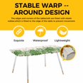 thumbnail image 4 of St. Patrick's Table Cloths for 8 Foot Rectangle Tables, Luck Shamrocks Eucalyptus Leaves Flowers Vintage Patio Waterproof Elastic Fitted Tablecloths, Washable Rectangular Table Cover for Camping, 4 of 8