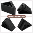 thumbnail image 3 of COMPUKAS 30Pack Lightweight Rubber Chocks For Car And Motorcycle Parking, 3 of 7