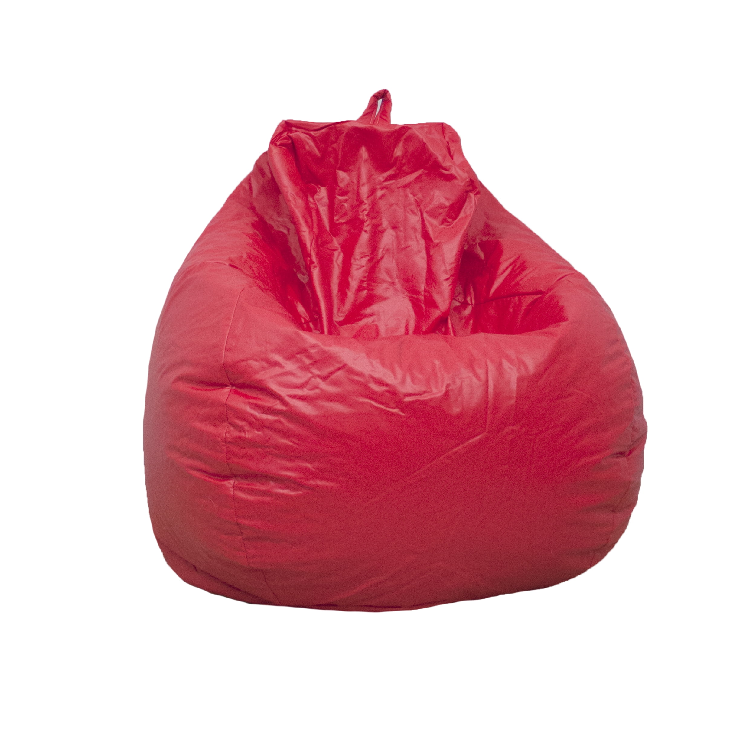 GOLD MEDAL® Bean Bag, Vinyl, Medium 112" Teardrop, Scarlet Red