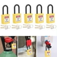 thumbnail image 3 of Lockout Lock, 38mm Nylon Engineered Security Padlock with Tagout Lock, Stop Using Warning Label and Writing Label, for Industrial Site, Suitable Factories, 3 of 7