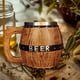 thumbnail image 3 of Wdftyju Barril de madera Copa de cerveza Jarra de gran capacidad Bar Tazas de cóctel de gran capacidad Wdftyju 5xh6cr7ke6pr9xc9, 3 of 9