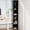 Black, variant on Tall Narrow Bookshelf 6-Tier Bookcase,70.5" Skinny Thin Corner Shelf Slim Storage Cabinet,Wood DVD CD Media Cube Organizer Tower Rack for Small Spaces, Bedroom, Living Room, Office,White