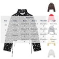 thumbnail image 2 of Edvintorg Womens Jacket Polka Dot Lightweight Long Sleeve Casual Loose Coat Fall Winter Outerwear with Buttons Trendy Womens Clothes White L, 2 of 8