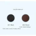 thumbnail image 4 of Judydoll-delineador de ojos en crema, negro, marrón, delineador de ojos de larga duración de secado rápido con pincel, resistente al agua, suavizante, cosméticos de maquillaje sin manchas （02 brown, 4 of 5