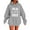Gray, variant on I am So Freaking Cold Hoodie for Women Overzied Letter Print Hooded Sweatshirts Plus Size Casual Long Sleeve Fleece Pullover Black 5XL