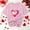 #579-Pink, variant on Wowcloth Women's Valentine's Day T-shirt, Round Neck Short Sleeve with Heart Print, Casual Comfortable for Gift, Dating and Everyday Wear
