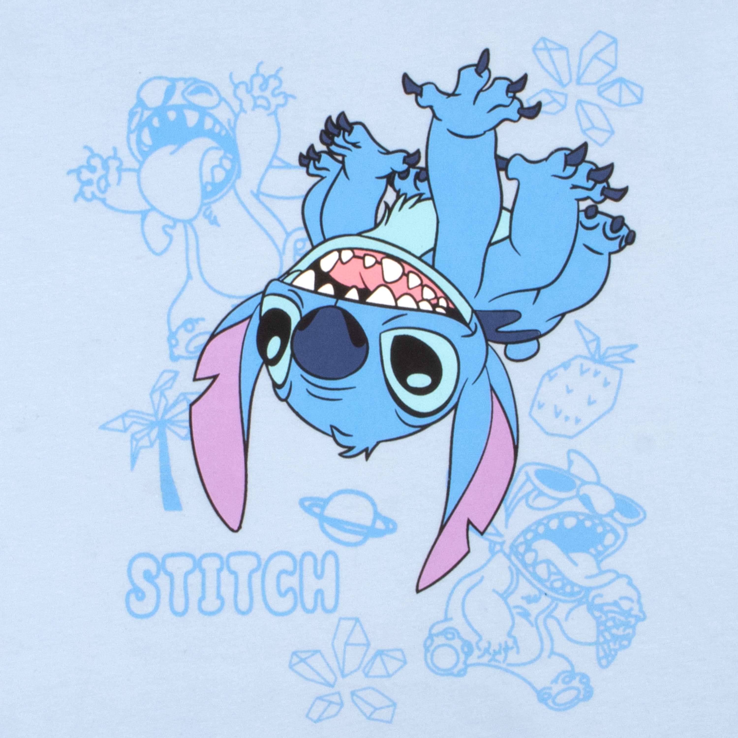 Disney Lilo & Stitch Girls' Short Set, Shirt & Shorts Outfit for Toddlers & Kids, Sizes 3T-16