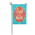 thumbnail image 1 of JSDART Fun Enjoy Life More Lettering Expression Happy Inspiration Inspirational Garden Flag Decorative Flag House Banner 28x40 inch, 1 of 1