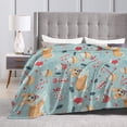 thumbnail image 6 of Cute Christmas Corgi Blanket - Festive Dog Fleece Throw Blanket 50x40, 6 of 6