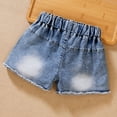 thumbnail image 4 of Summer Saving Clearance! WRKEKC Girls' Shorts,Children's Summer Solid Color Denim Shorts Sports and Leisure Shorts for Kids, 4 of 4