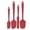 B, variant on PONPRNGY 4 Piece Silicone Spatula Set, Flexible Heat Resistant Non-scratch Baking Cooking Rubber Spatulas