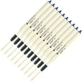 thumbnail image 3 of Lanier Combo Pack - 10 Pack - Monteverde Soft Roll Ballpoint L13 Paste Ink Refill Compatible with most Lamy Style Ballpoint Pens - BlueBlack (Medium Tip 0.7mm), 3 of 3