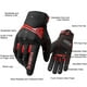 thumbnail image 2 of Guantes de moto INBIKE de malla transpirable con pantalla táctil, negro y rojo, 2 of 9