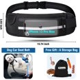 thumbnail image 2 of Hands Free Running FYBTO , Waist FYBTO with Shock Absorbing Bungee Leash, Reflective Stitches, Phone Pocket and Water Bottle Holder for Dogs Running,, 2 of 7