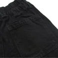 thumbnail image 7 of KIDSCOOL SPACE Children's Denim Shorts,Ribbed Elastic Waist with D-ring Loops Summer Jeans Half Cargo Jeans, Black, 4-5 Years, 7 of 7