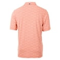 thumbnail image 3 of Men's Cutter & Buck Orange Durham Bulls Virtue Eco Pique Botanical Print Recycled Polo, 3 of 3