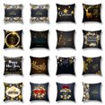 thumbnail image 2 of Fundas de almohadas navideñas Fundas de almohadas navideñas, Adornos navideños, Fundas decorativas de almohadas navideñas, Fundas de almohadas de vacaciones de invierno con ciervos de Papá Noel kaili Sencillez, 2 of 2