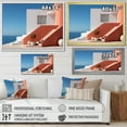 thumbnail image 4 of Designart "Seaside Home Architectural Haven" Coastal Wall Art Living Room, 4 of 7