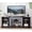 Cherry, variant on Large Faux Stacked Stone TV Stand, Modern Media Console Table with Storage Cabinet and Adjustable Shelves for TVs Up to 75 Inch, Cherry